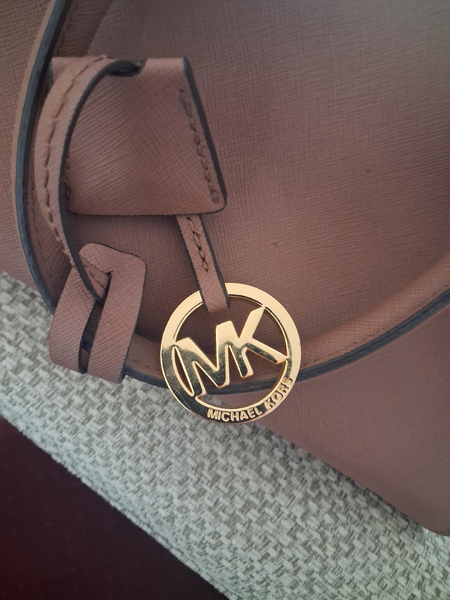 Michael Kors Brown Leather Tote Handbag, Michael Kors, Medium, Like New condition — preloved on SilentSale®