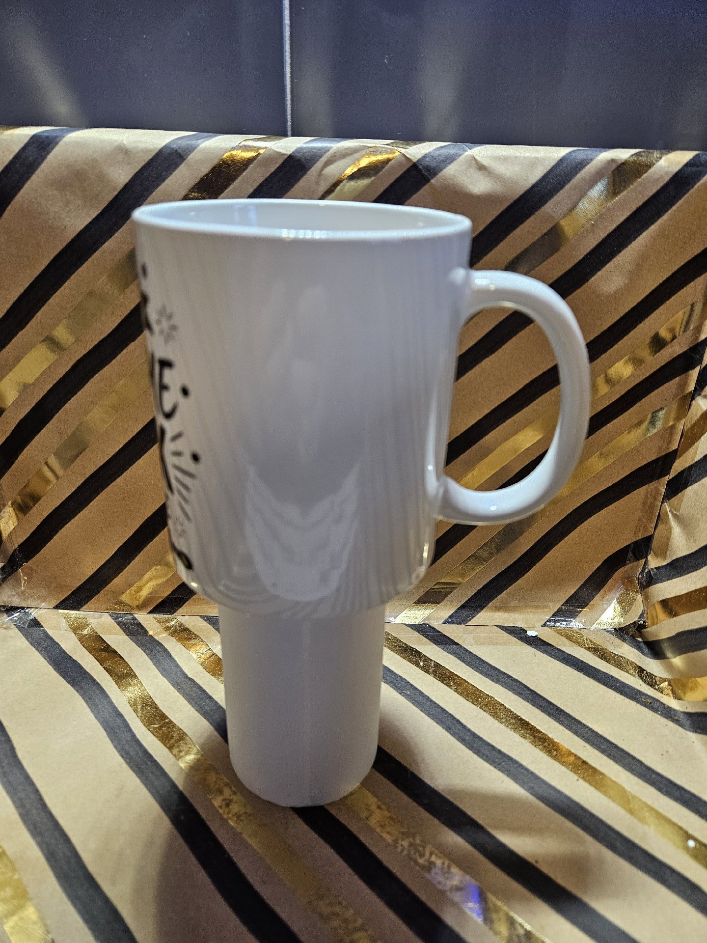 White Ceramic 'Awesome Cook' Mug, Unbranded, One Size, New condition — preloved on SilentSale®