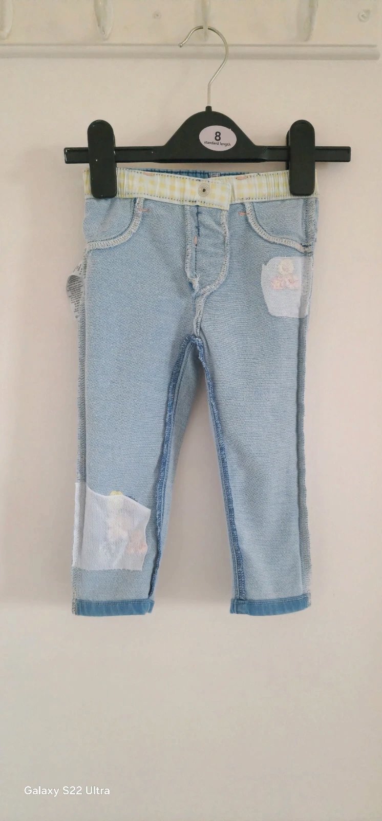 Girls jeans, Nutmeg, 9-12 months / 74 cm, Excellent condition — preloved on SilentSale®