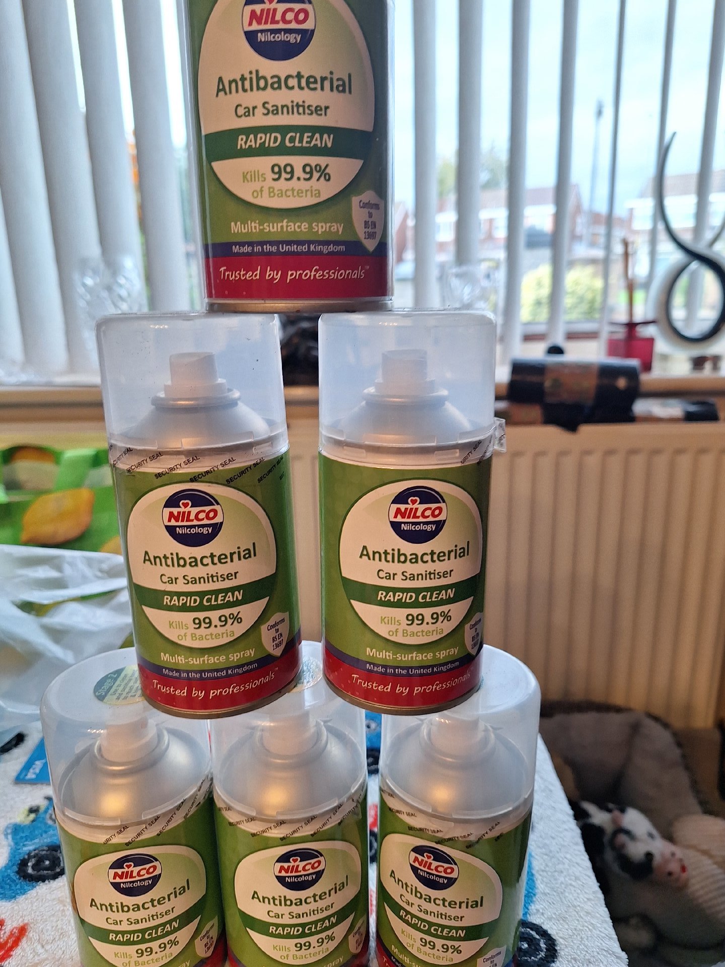 Nilco Antibacterial Car Sanitiser Rapid Clean Multi-Surface Spray - Pack of 6, Nilco, One Size, New condition — preloved on SilentSale®
