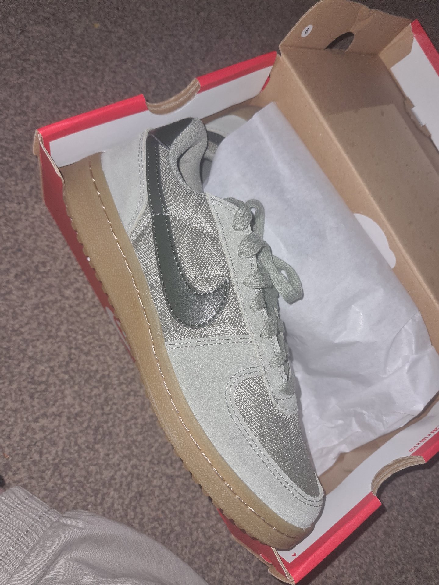Nike Field General GS Light Army Trainers – UK 5.5Y, Nike, UK 5.5Y, Excellent condition — preloved on SilentSale®