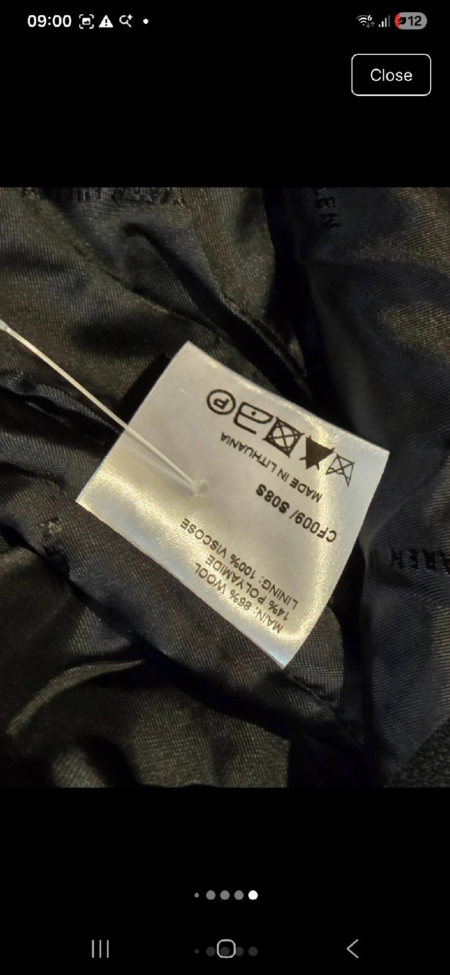 Karen Millen Black Wool Blend Belted Coat – UK 12, Karen Millen, 12, New condition — preloved on SilentSale®