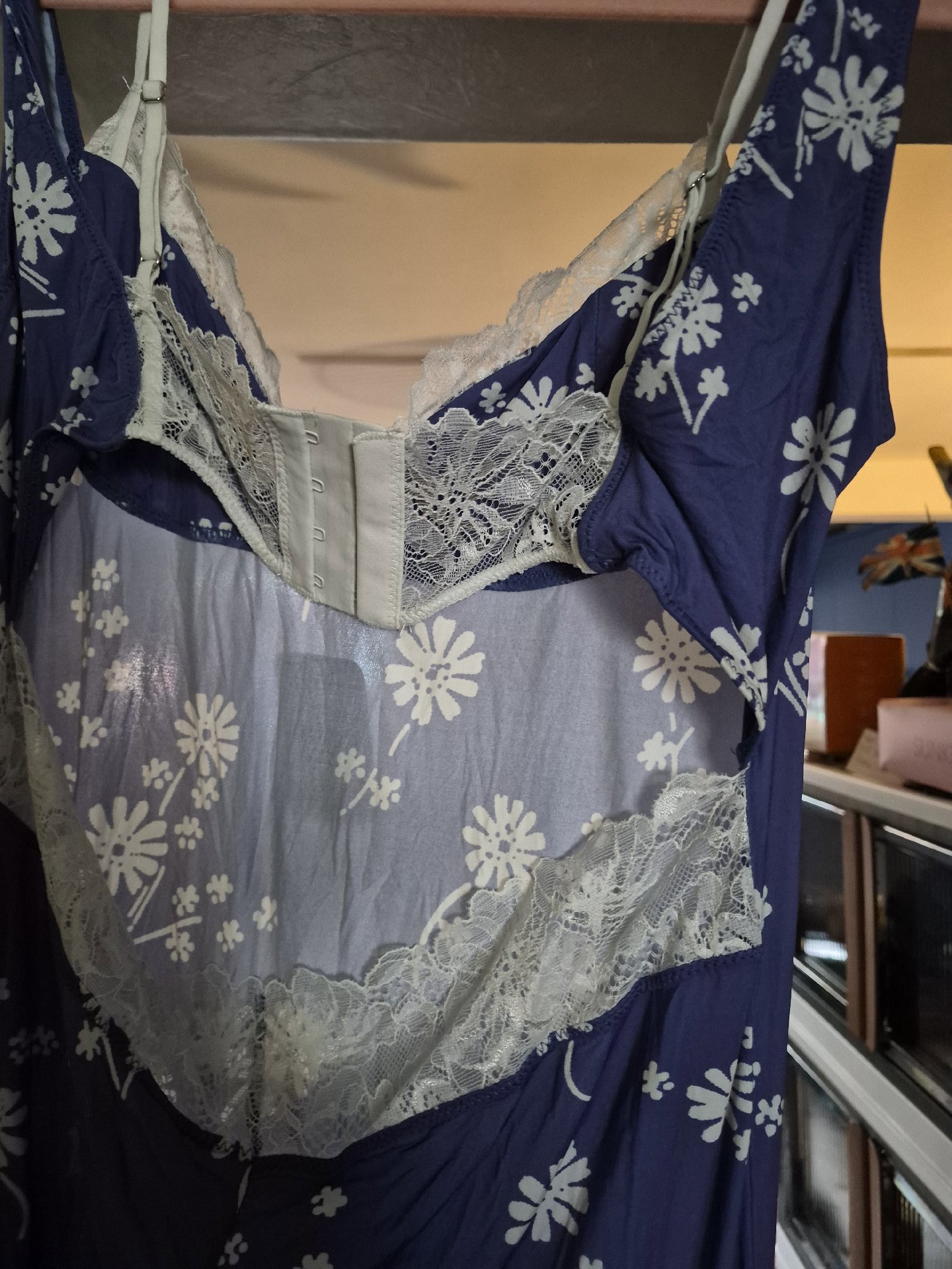 Free People Intimately Blue Floral Slip Dress, Free People, M, New condition — preloved on SilentSale®