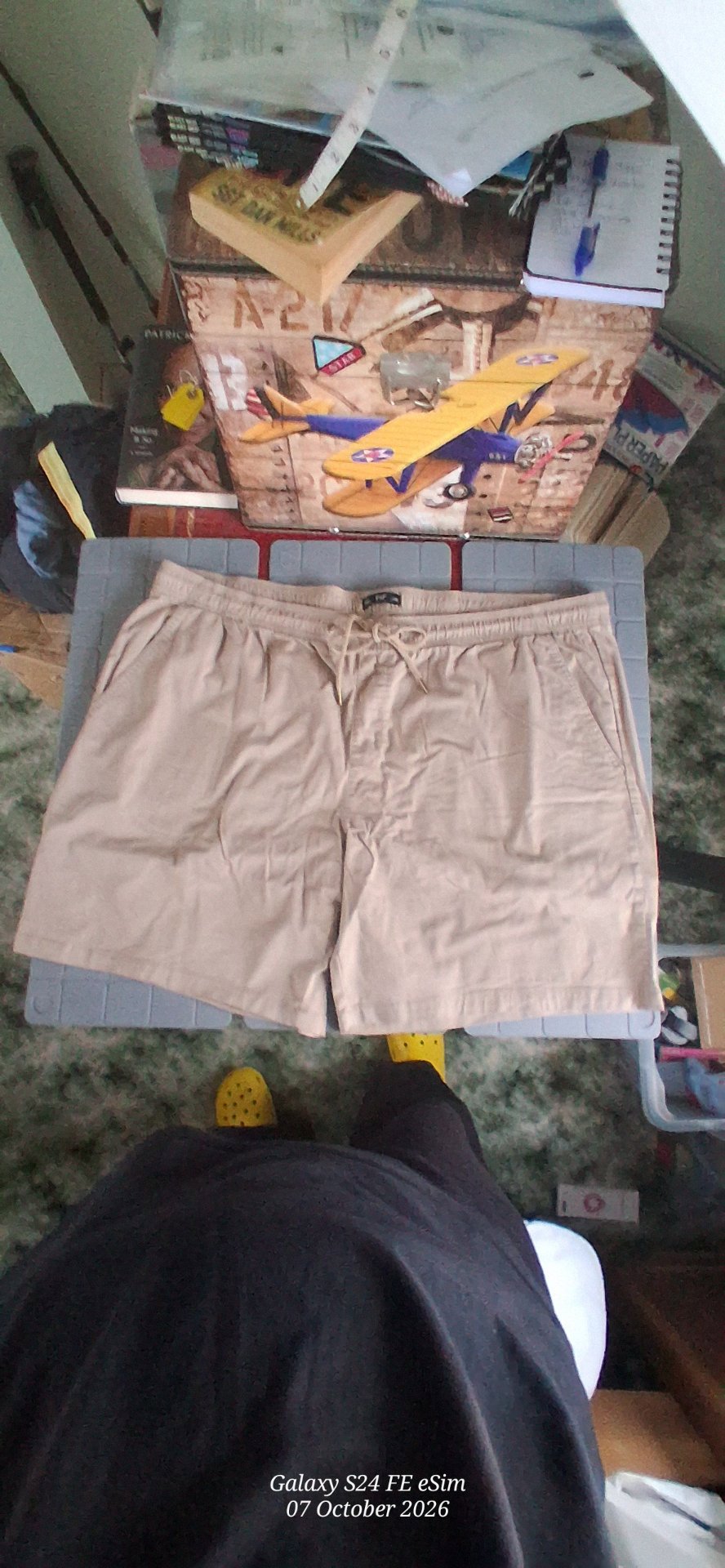 F&F Beige Casual Drawstring Shorts – Size 2XL, F&F, 2XL, Excellent condition — preloved on SilentSale®