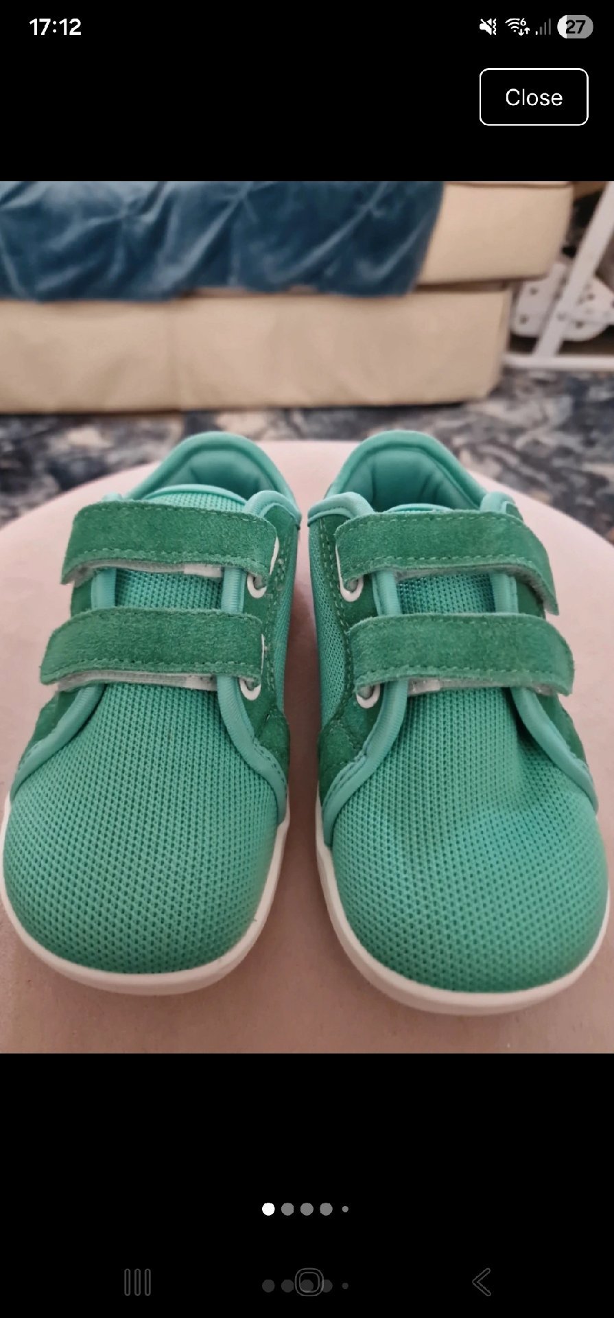 Hobibear Green Kids Velcro Trainers – Size 30, Hobibear, 30, New condition — preloved on SilentSale®