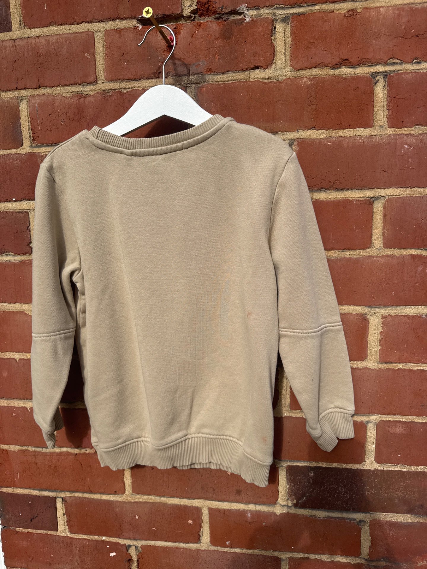 Beige Crew Neck Sweatshirt, George, 6 years, Good condition — preloved on SilentSale®