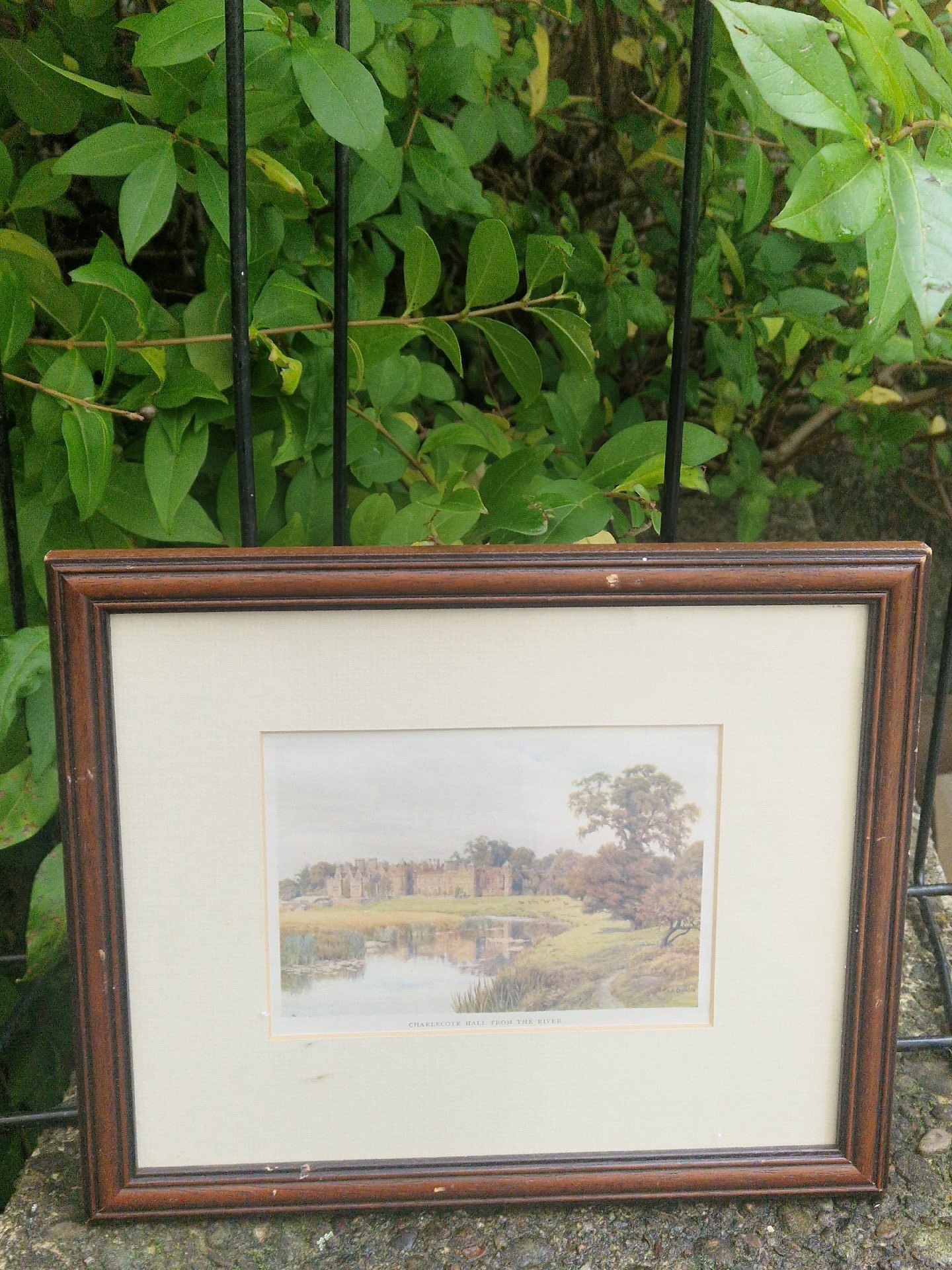 Watercolor painting of a rural landscape with stone bridge and buildings, Unbranded, One Size, Excellent condition — preloved on SilentSale®