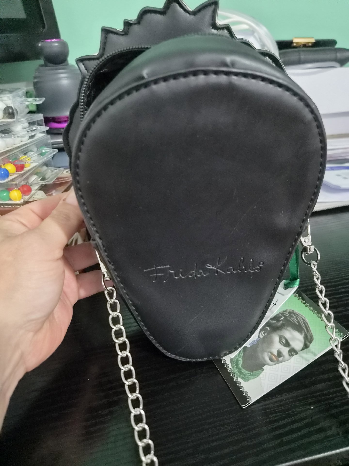 Frida Kahlo Face Shaped Crossbody Bag with Floral Detail, Frida Kahls, Small, Excellent condition — preloved on SilentSale®