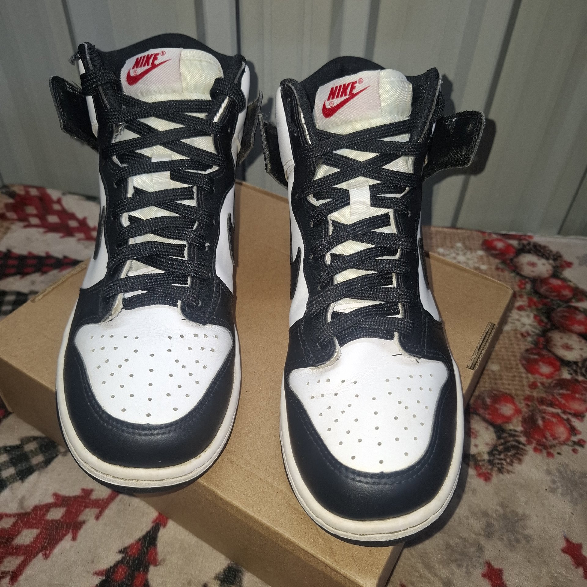 Nike Black and White High Top Trainers – UK 3.5 Youth, Nike, 5.5, Excellent condition — preloved on SilentSale®