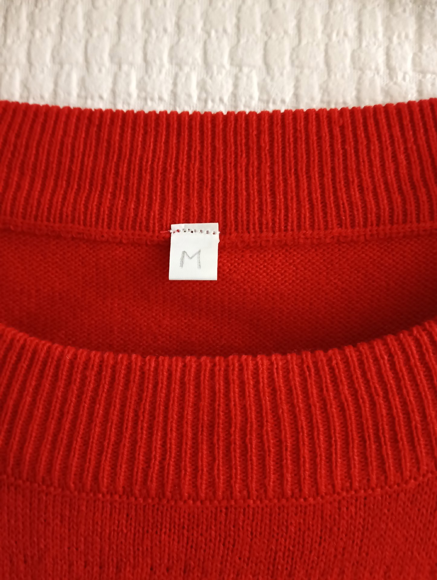 Mens Red Christmas Jumper with Blue Stars and Baubles, Unbranded, M, New condition — preloved on SilentSale®