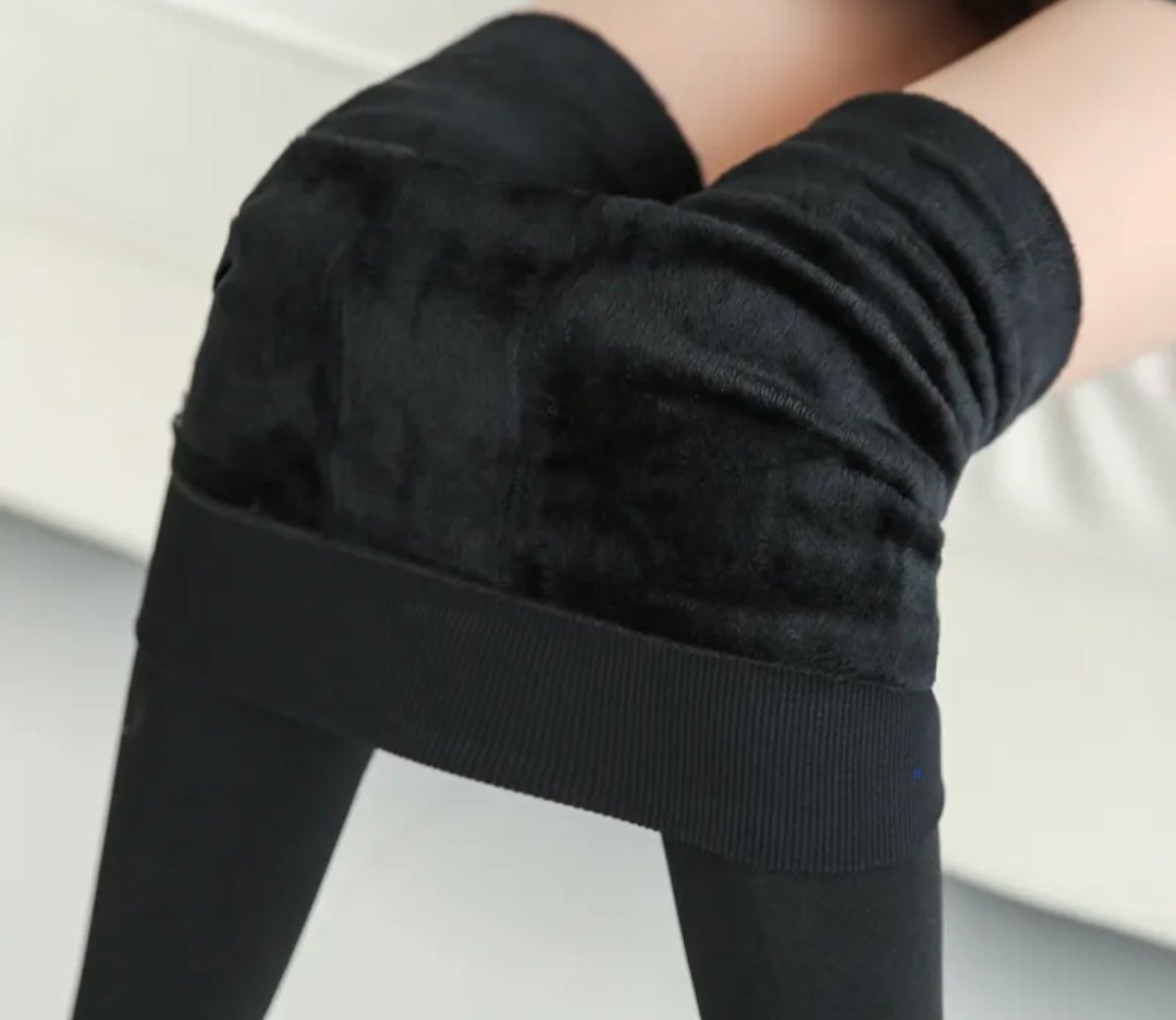 Thermal Fleece Lined Leggings in Navy, Brown or Black, Unbranded, One Size, New condition — preloved on SilentSale®