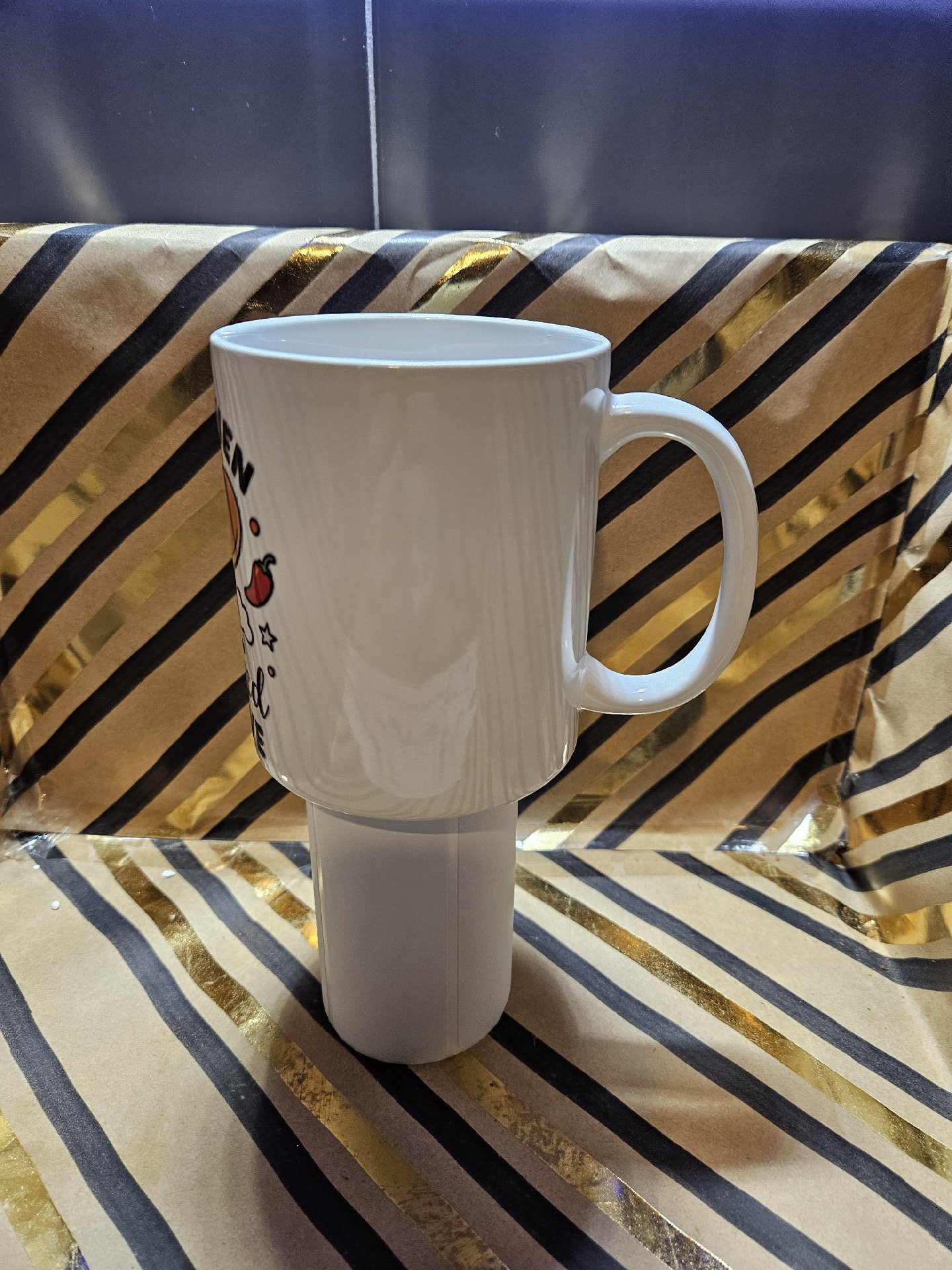 Ceramic Kitchen Mug with 'Seasoned with Love' Print, Unbranded, One Size, New condition — preloved on SilentSale®