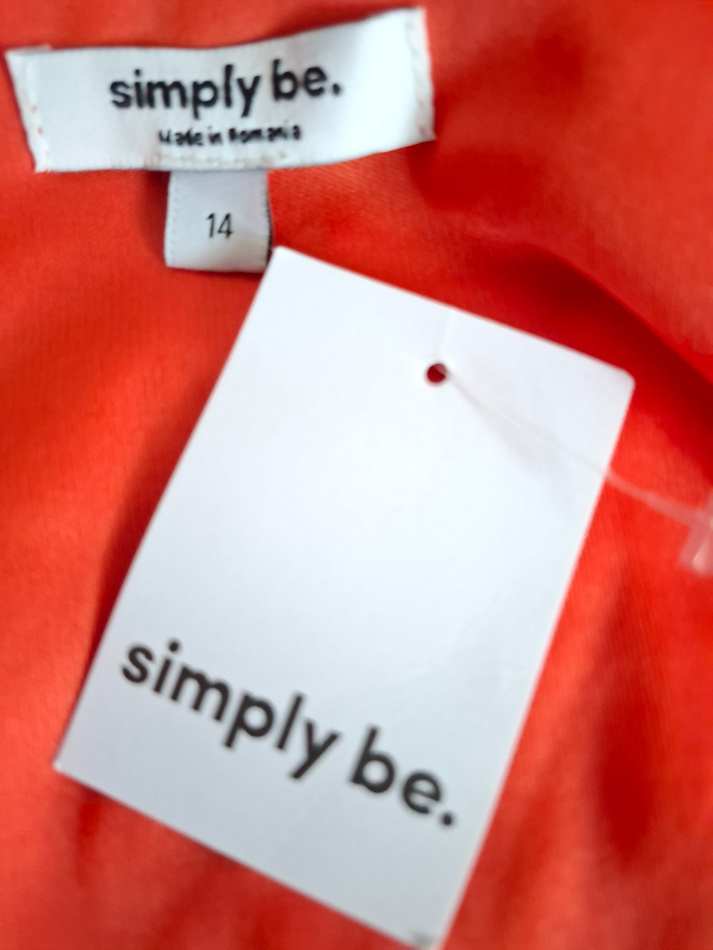 Dobby Ruffle Dress OL503, Simply Be, 14, New condition — preloved on SilentSale®