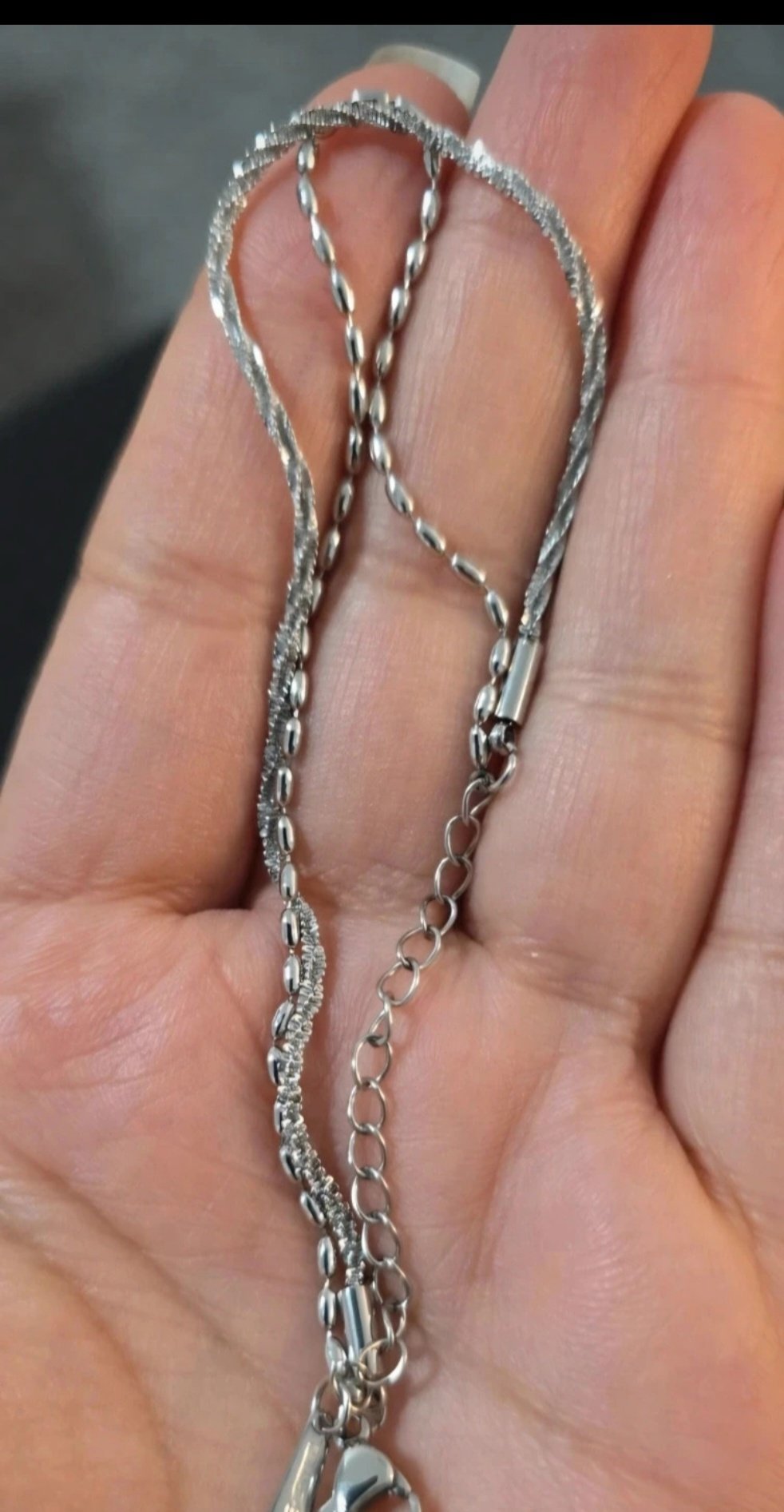 Silver Tone Double Chain Bracelete, Unbranded, One Size, New condition — preloved on SilentSale®