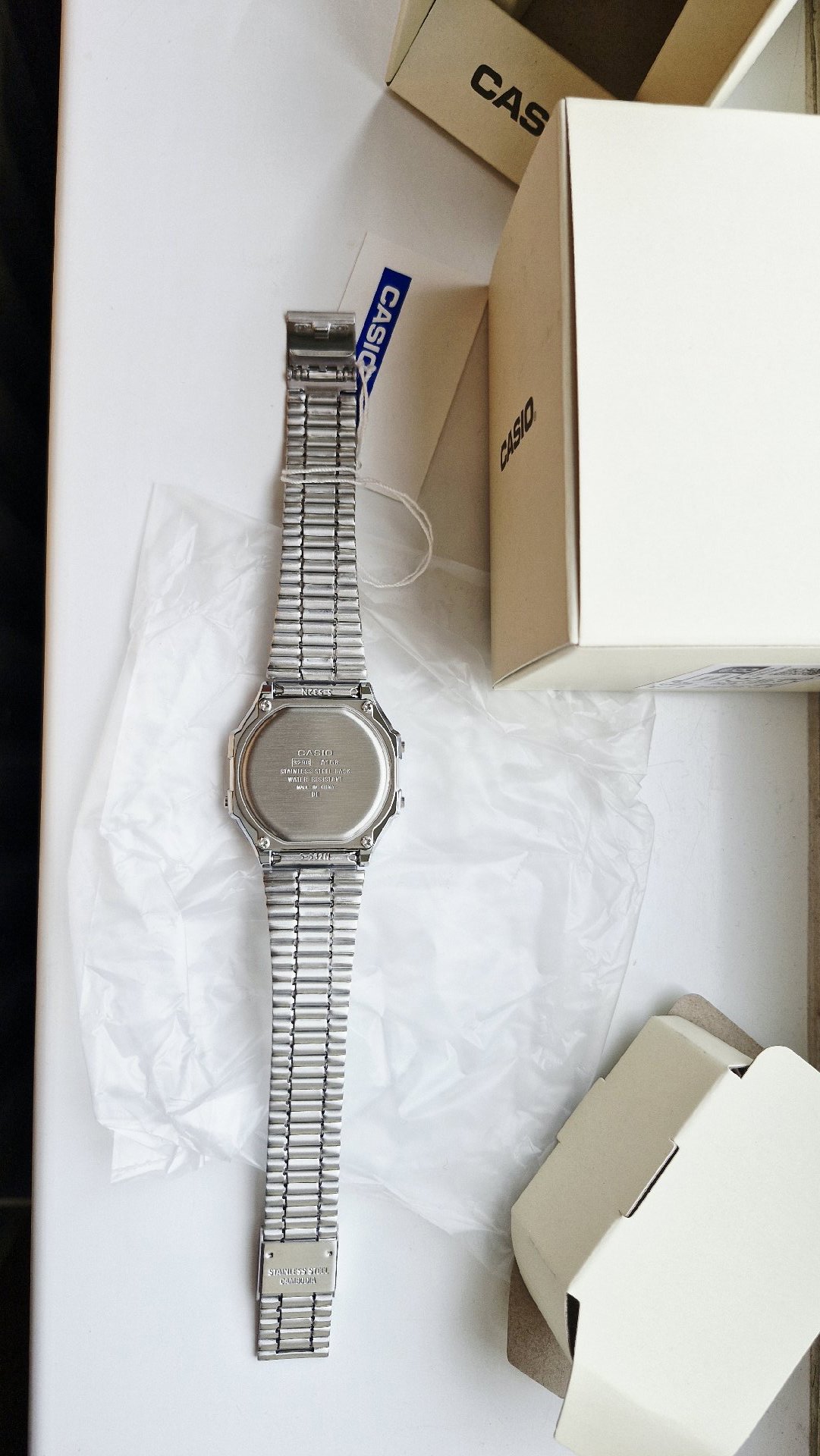 Casio Vintage Alarm Chronograph Watch Silver Tone Stainless Steel , Casio, 38mm, New condition — preloved on SilentSale®