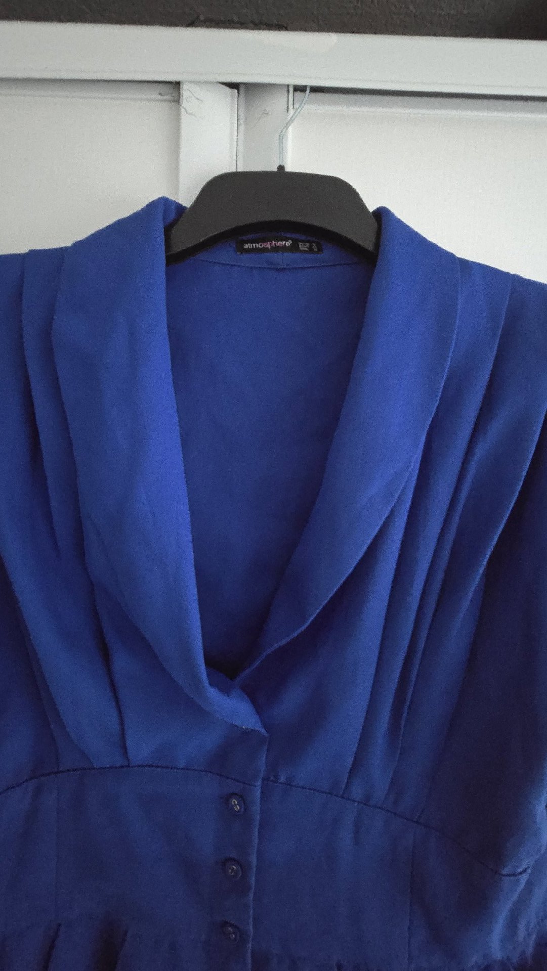 Atmosphere Blue Button Front Dress – UK 12, Primark, 12, Excellent condition — preloved on SilentSale®