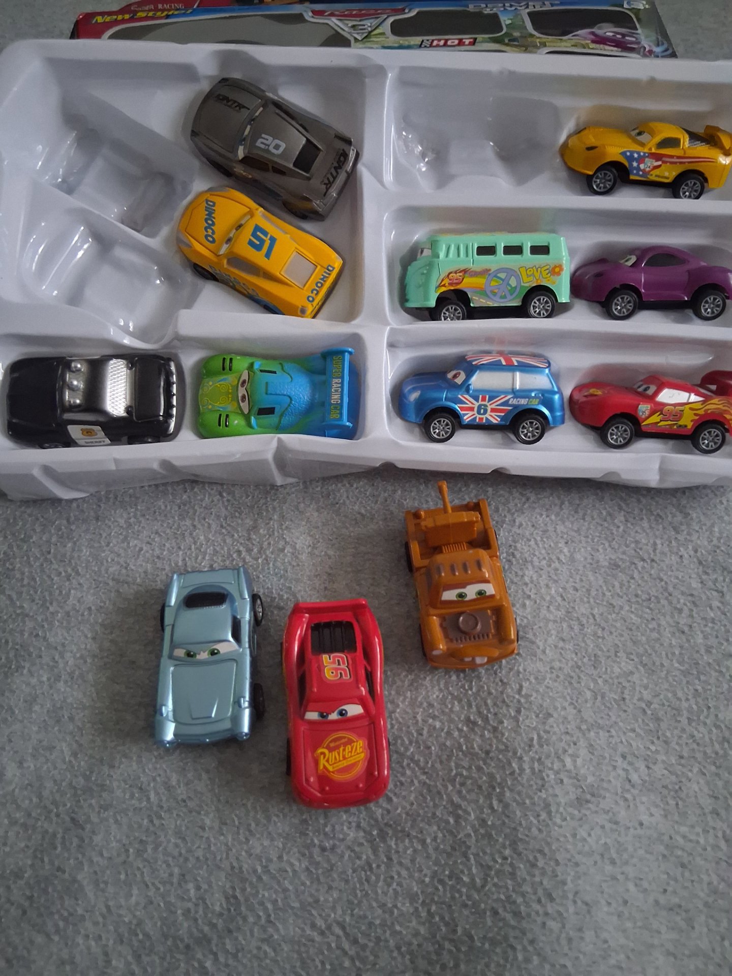 Kids Pull Back Cars Set, Unbranded, One Size, Like New condition — preloved on SilentSale®