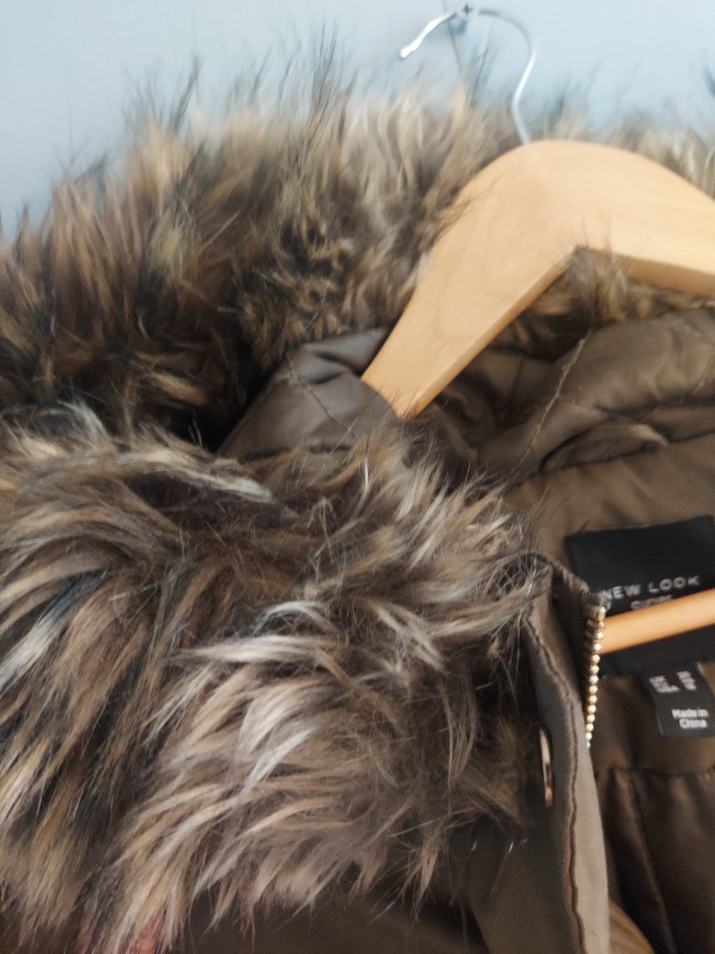 New Look Curves Brown Faux Fur Hooded Parka Coat – UK 20, New Look, 20, Excellent condition — preloved on SilentSale®