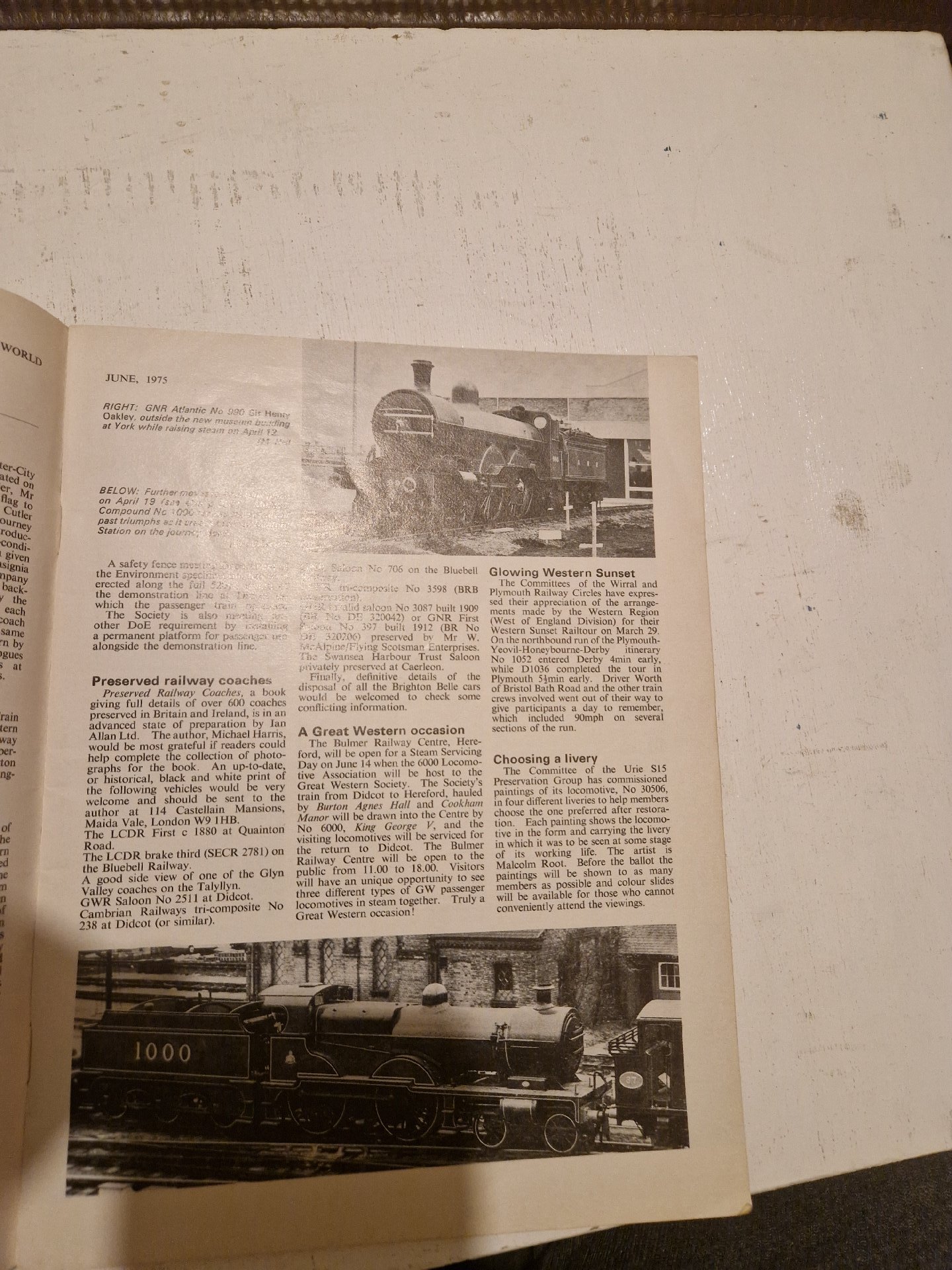 Railway World Magazine June 1975 Issue, Ian Allan, One Size, Excellent condition — preloved on SilentSale®