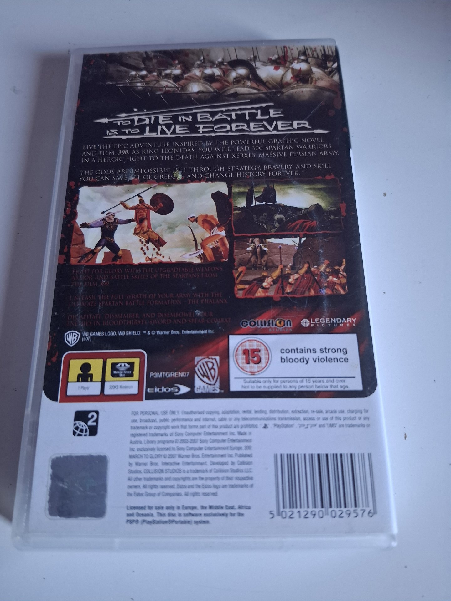 300 The Game PSP Video Game, Warner Bros. Games, One Size, Excellent condition — preloved on SilentSale®