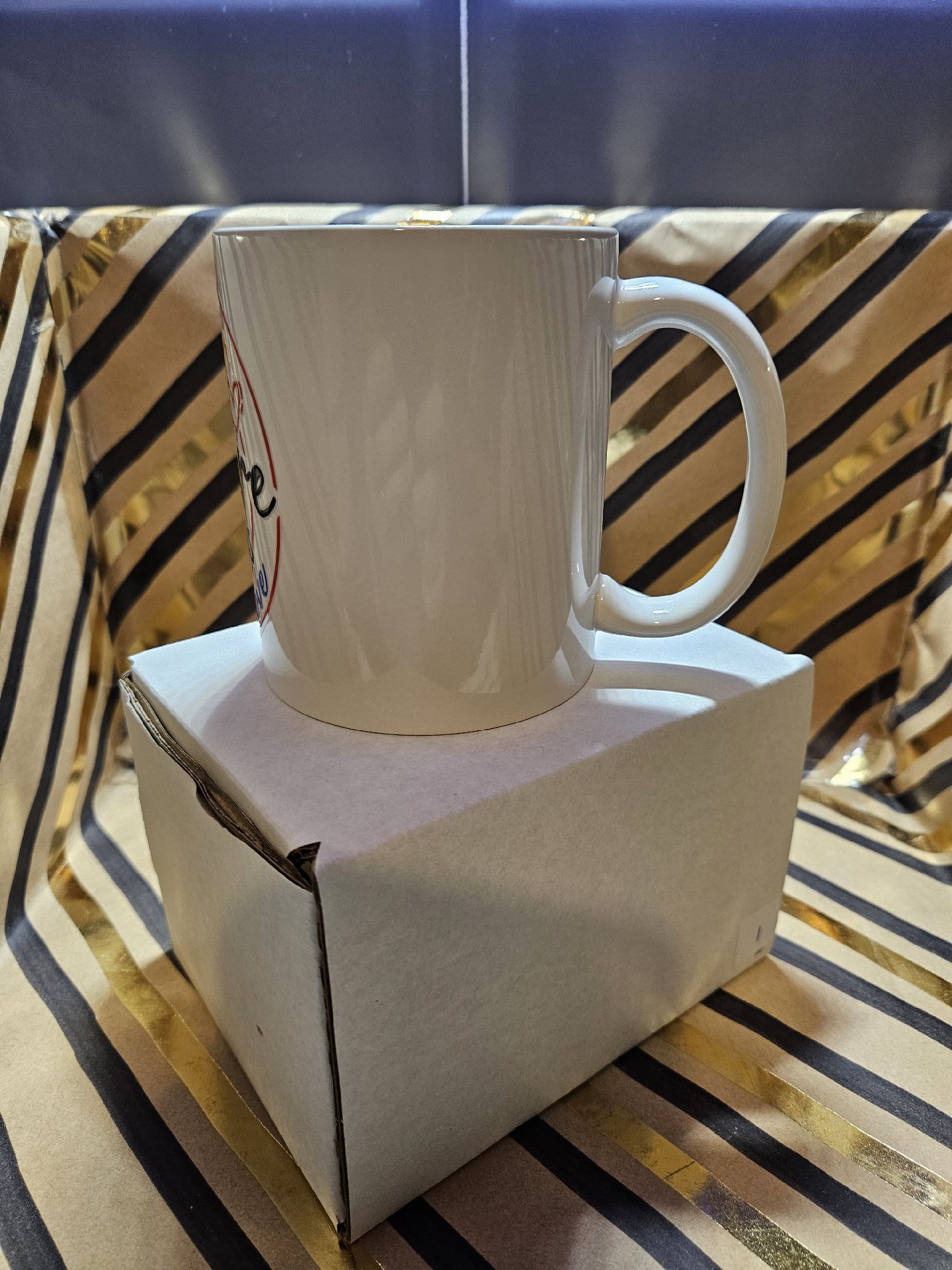White Ceramic Mug with Family Treasure Quote, Unbranded, One Size, New condition — preloved on SilentSale®