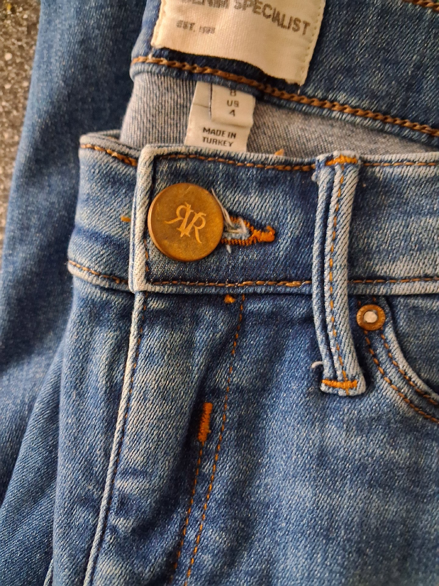 River Island Molly Blue Skinny Jeans – EUR 34/ UK 8., River Island, EUR 34, Like New condition — preloved on SilentSale®