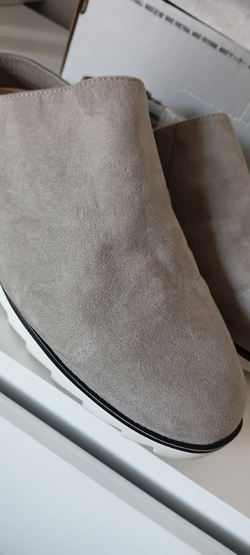 Tu Woman Grey Suede Slingback Shoes – UK 6, TU, 6, Excellent condition — preloved on SilentSale®