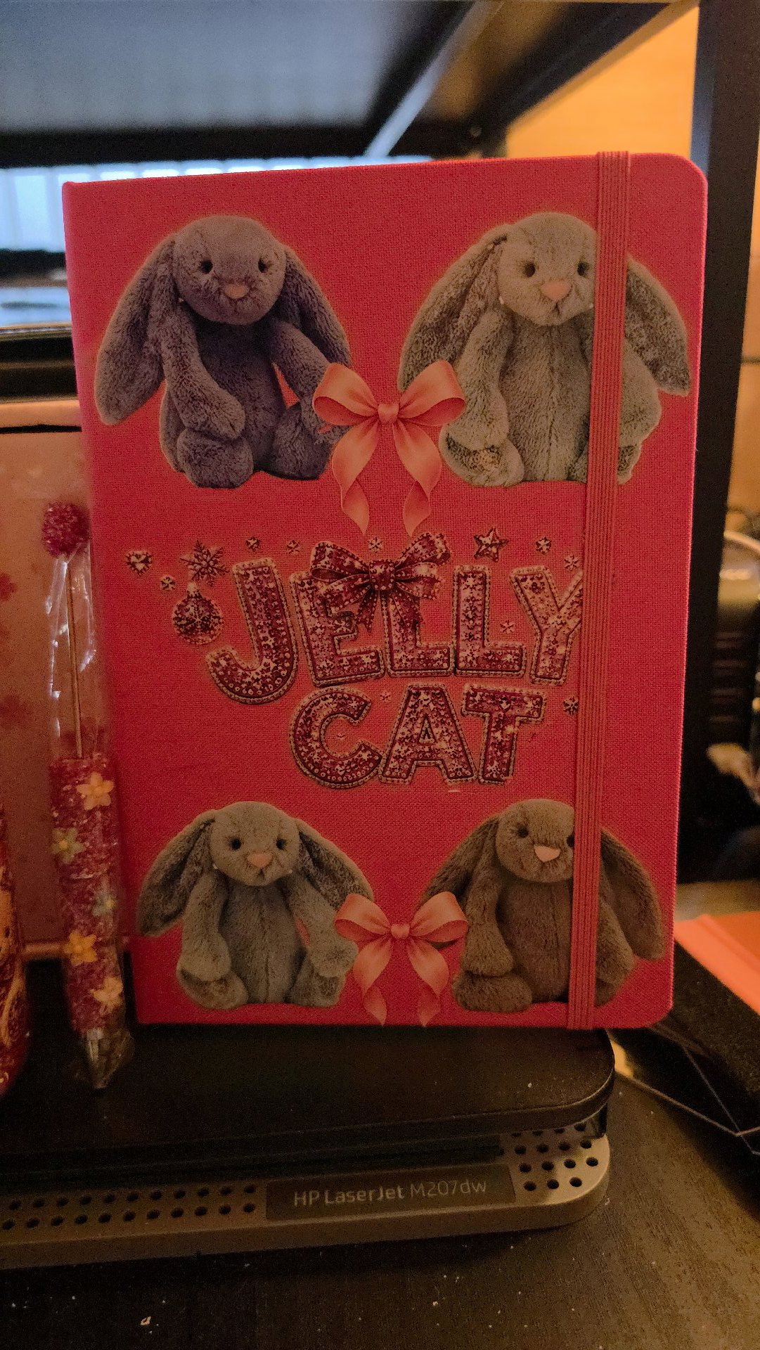 Jellycat Pink Notebook and Decorative Jar Set, Jellycat, Medium, New condition — preloved on SilentSale®