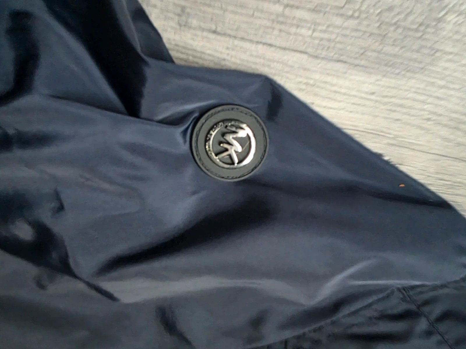 Michael Kors Navy Hooded Jacket, Michael Kors, M, Excellent condition — preloved on SilentSale®
