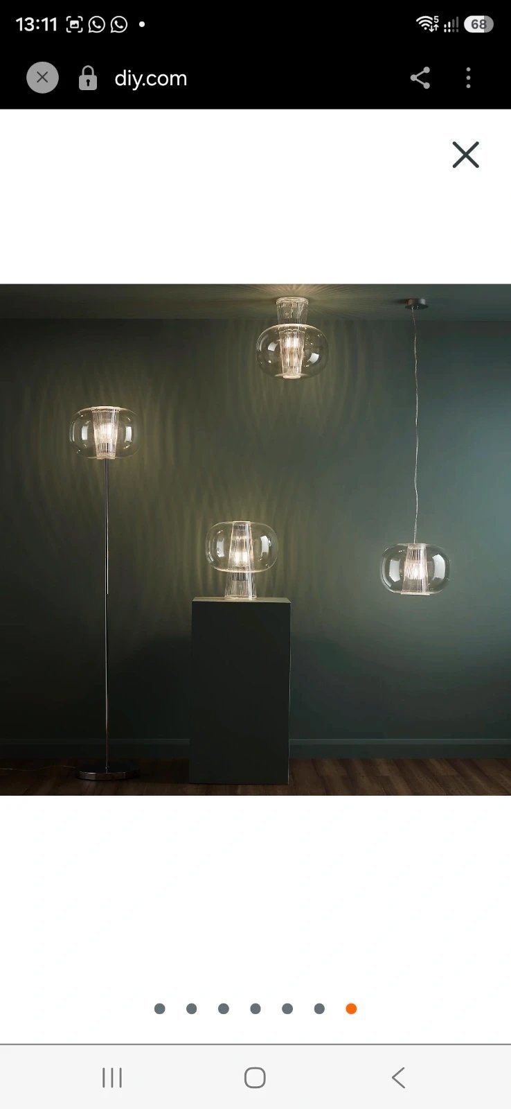 Delmez pendant light, Another, One Size, New condition — preloved on SilentSale®