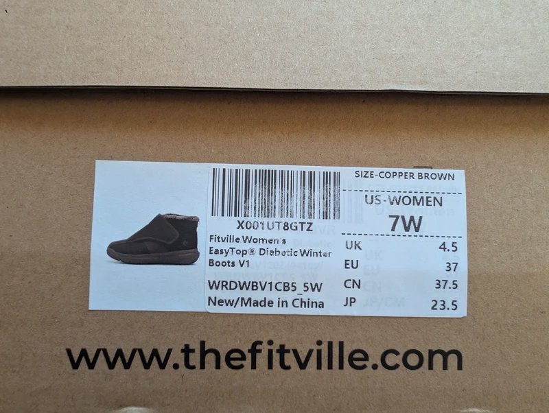 FitVille Women Fur Lined Warm Ankle Boots Wide Fit Diabetic  Winter Shoes, FitFlop, 4.5, Excellent condition — preloved on SilentSale®