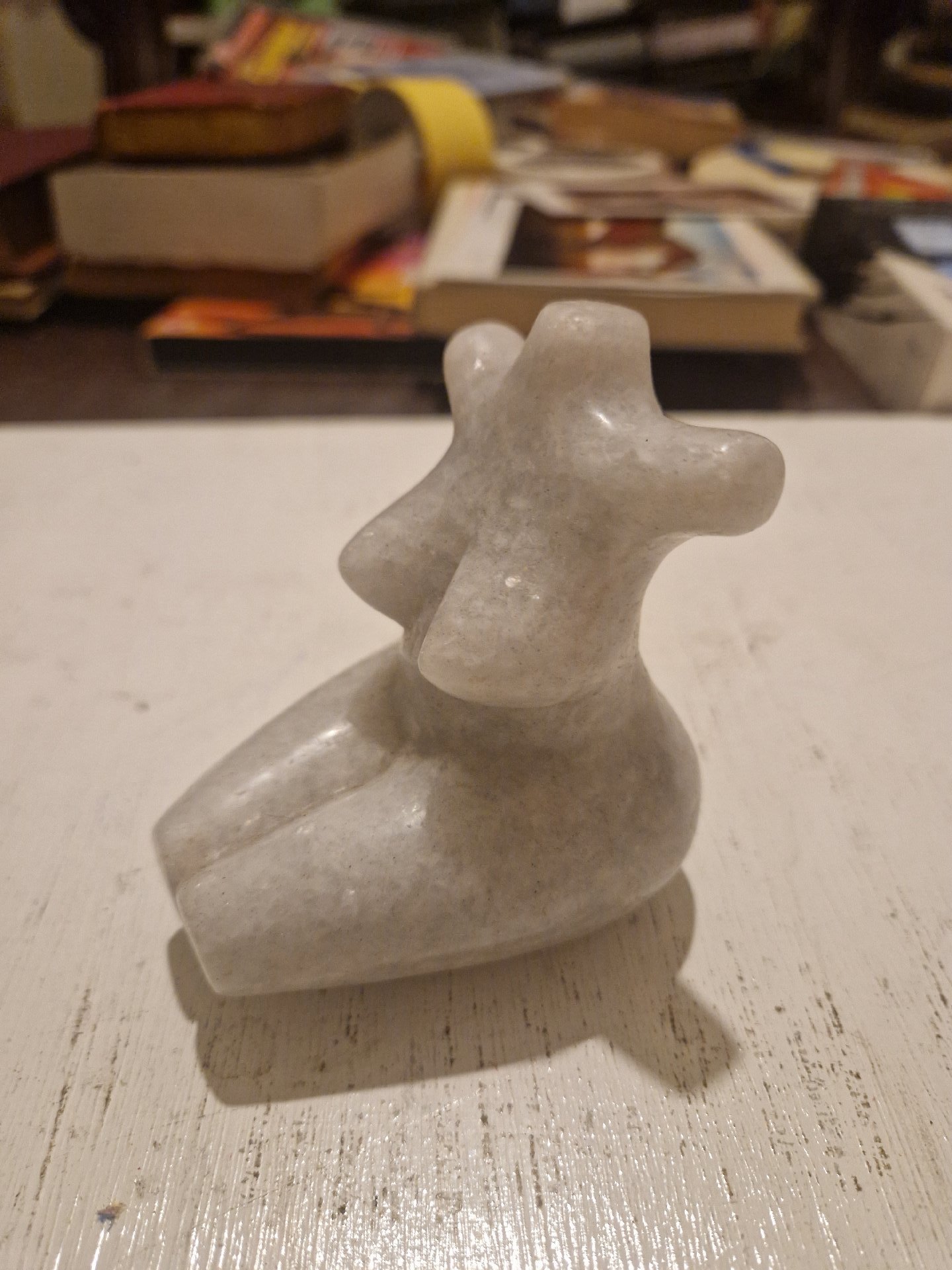 Alabaster sculpture depicting an abstract female torso, Unbranded, One Size, Excellent condition — preloved on SilentSale®
