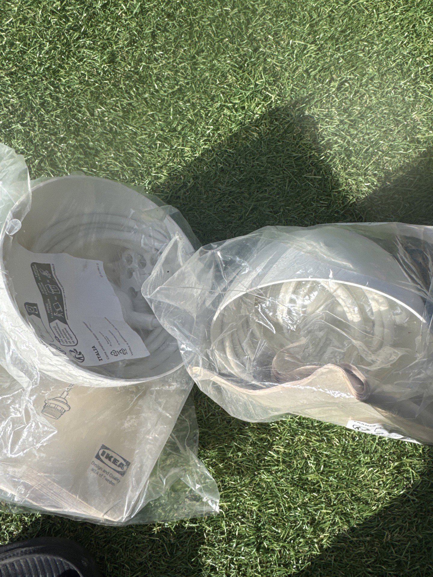 IKEA HEKTAR White Pendant Lamp Shades, Set of 2, IKEA, One Size, New condition — preloved on SilentSale®
