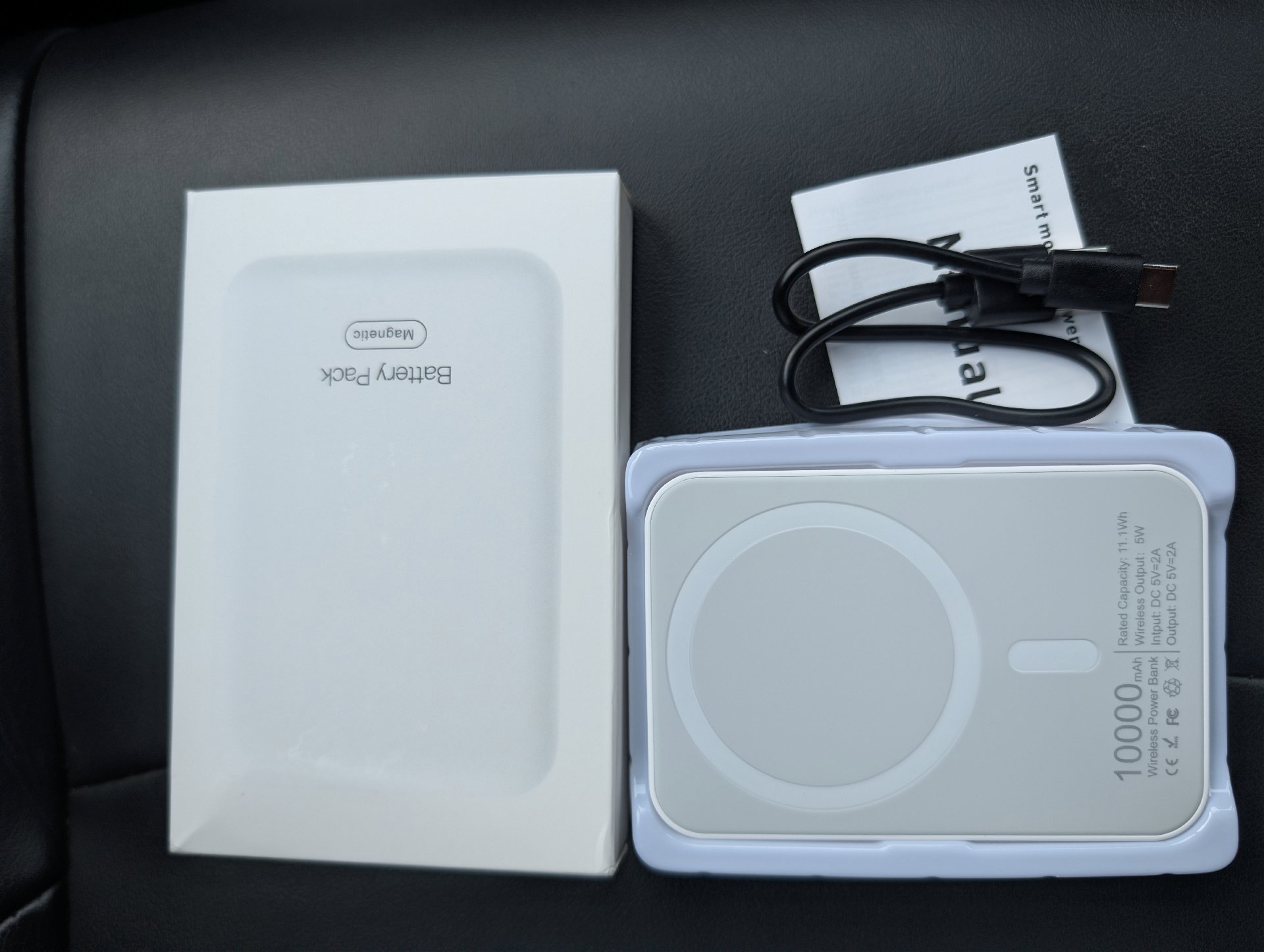 Magnetic Wireless Power Bank 10000mAh with USB-C Cable, Unbranded, One Size, New condition — preloved on SilentSale®