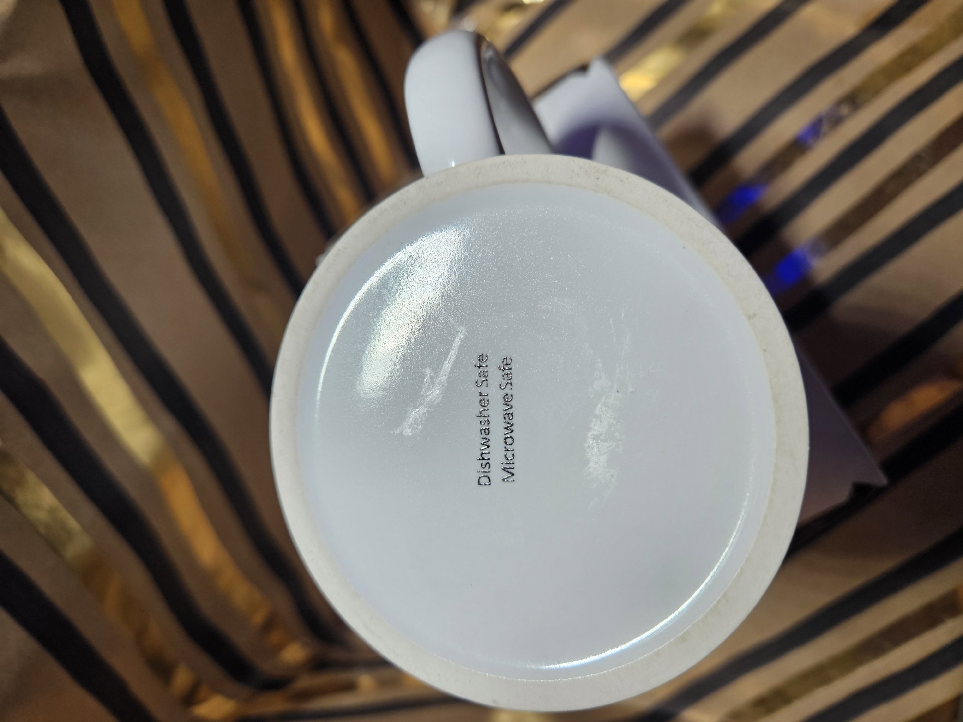 White Ceramic Mug with Family Treasure Quote, Unbranded, One Size, New condition — preloved on SilentSale®