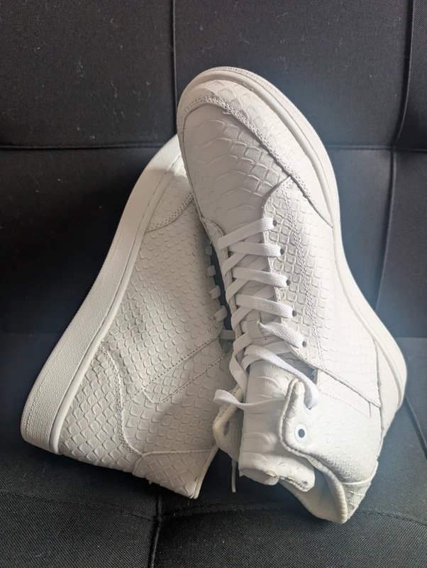 Soulstar White High Top Trainers - UK Size 11.5, Soulstar, 11.5, New condition — preloved on SilentSale®