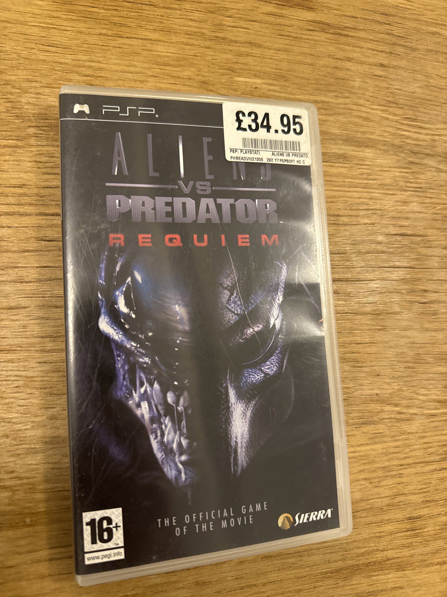 Psp Aliens Vs Predator - Requiem (2007), Uk Pal, Brand & Sony Factory Sealed, Sierra, One Size, New condition — preloved on SilentSale®