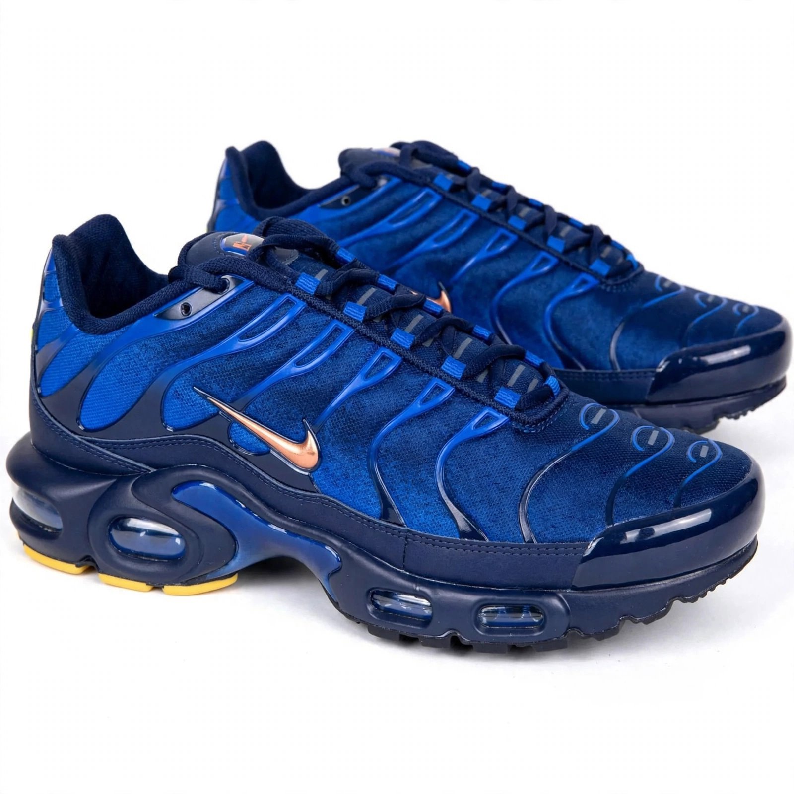 Nike Air Max Plus Trainers Blue Multi UK 12 / US 13, Nike, 12, New condition — preloved on SilentSale®