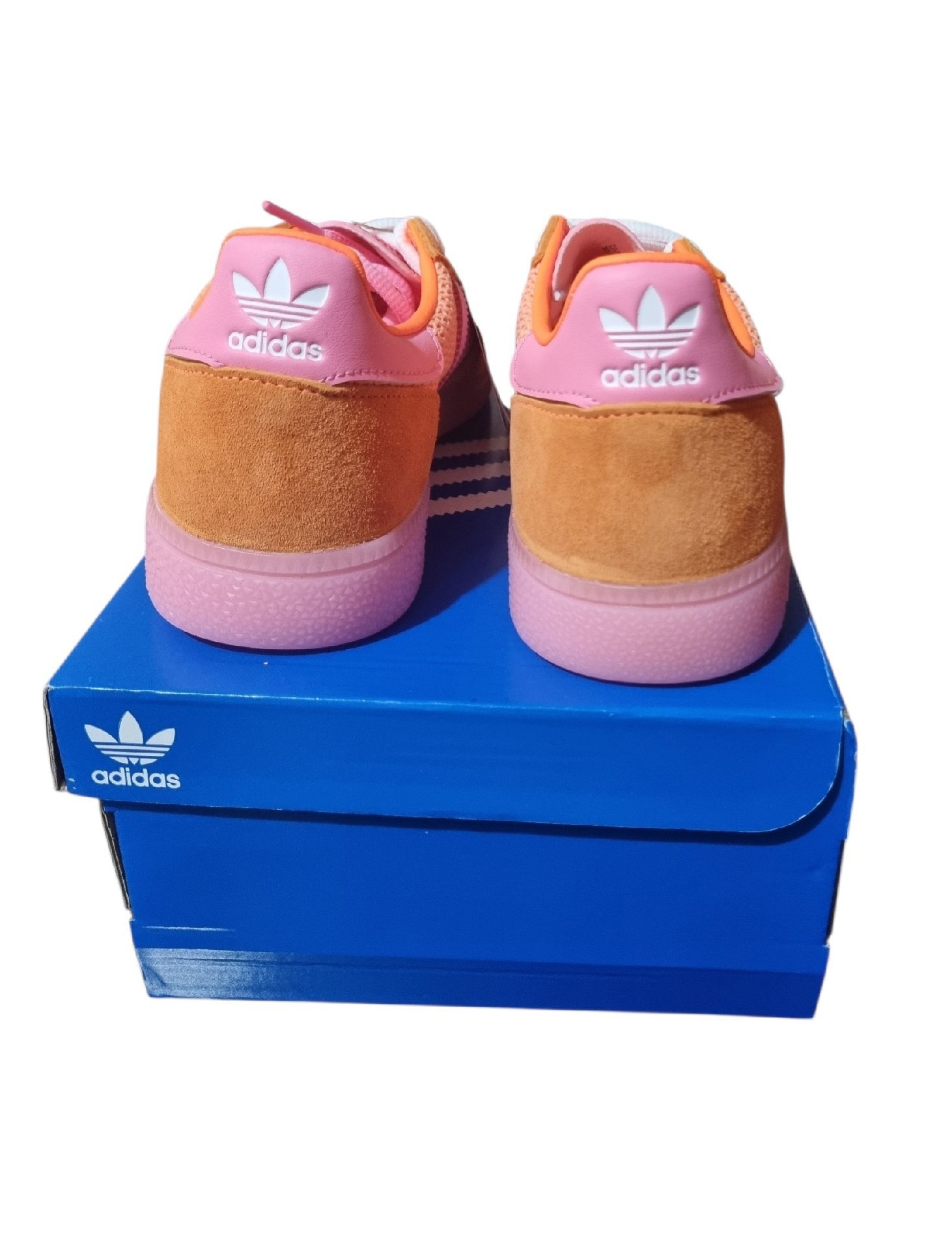 Adidas Handball Spezial Orange Pink Trainers – UK 6, Adidas, 6, New condition — preloved on SilentSale®