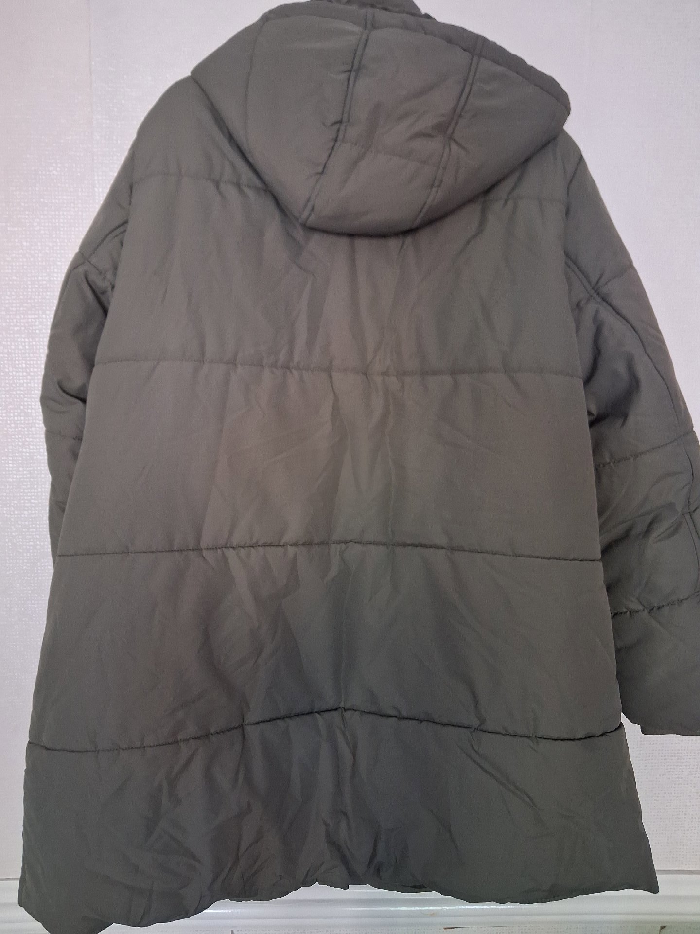 John Lewis Khaki Padded Hooded Coat, John Lewis, 18, Like New condition — preloved on SilentSale®