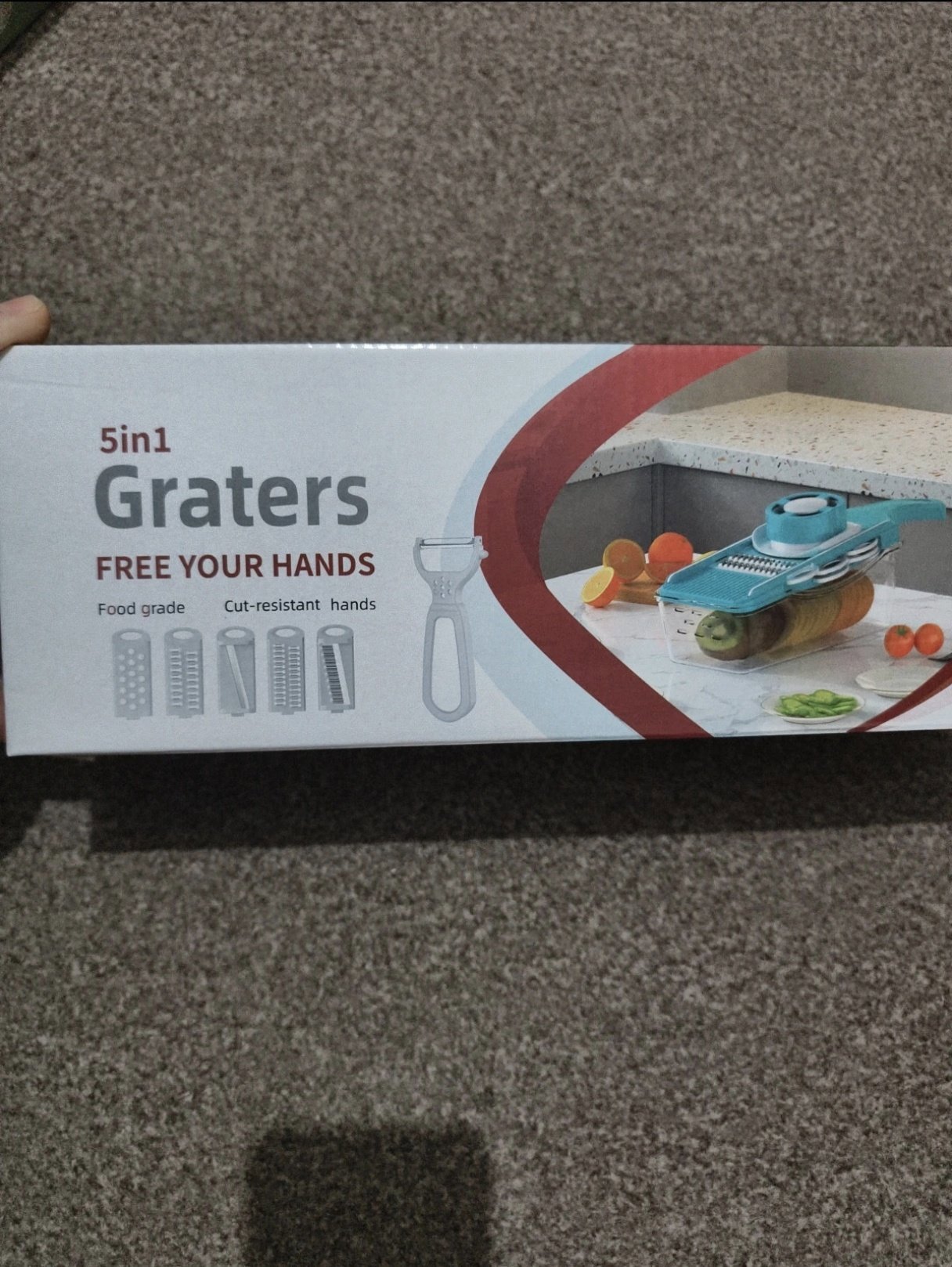 5 in 1 Kitchen Grater Set with Food Grade Blades, Unbranded, One Size, New condition — preloved on SilentSale®