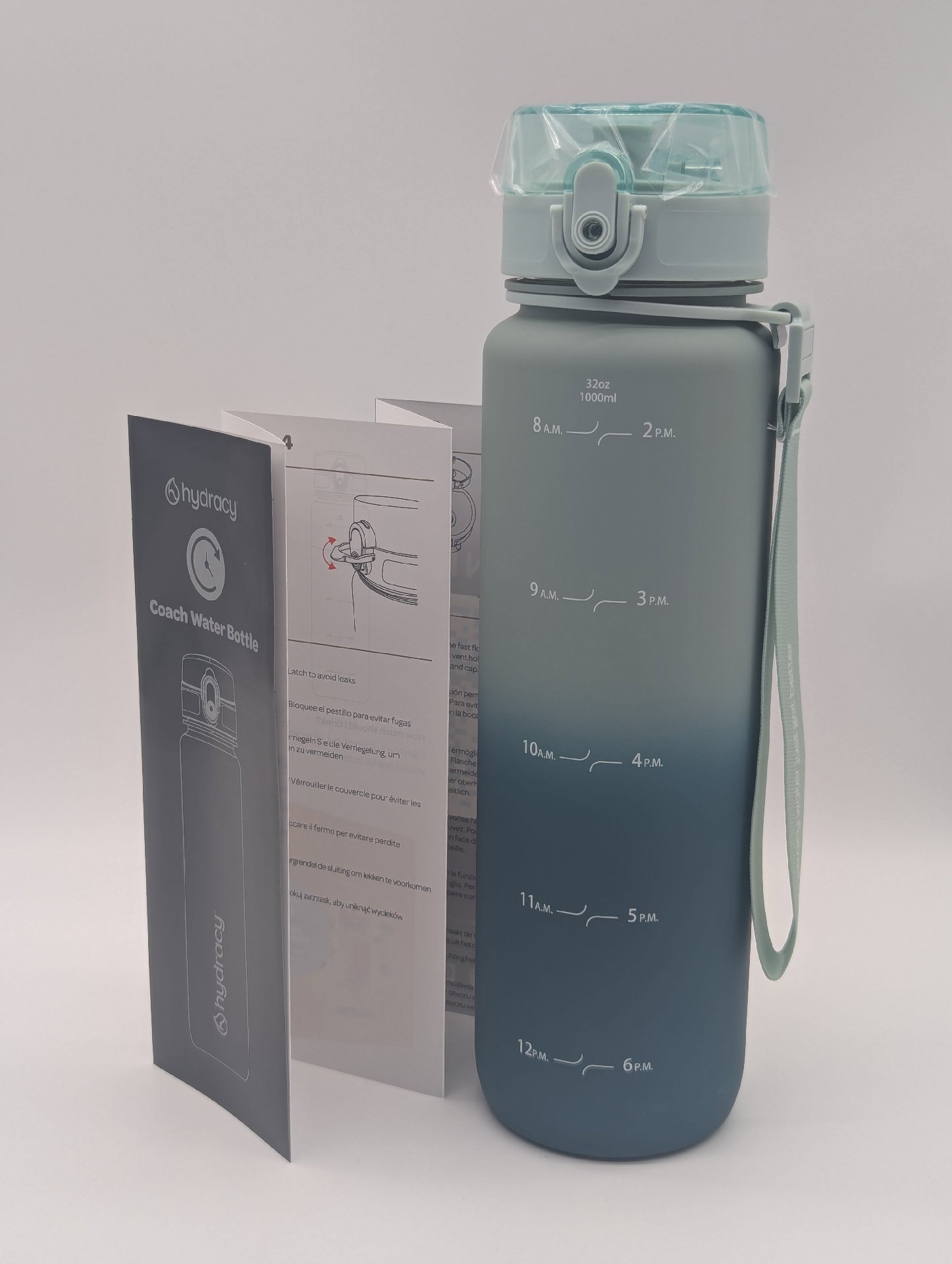 Hydracy Coach Sports Water Bottle with Chug Lid, Hydracy, 1000ml, New condition — preloved on SilentSale®