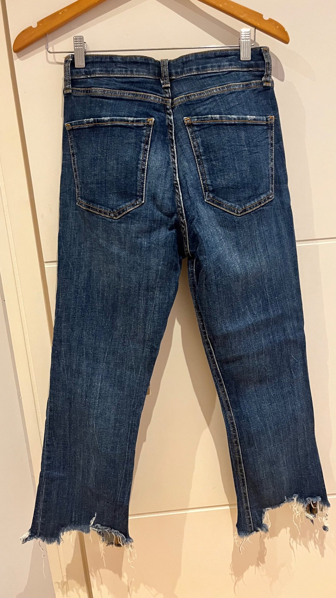 Zara dark blue jeans, Zara, 10, Like New condition — preloved on SilentSale®