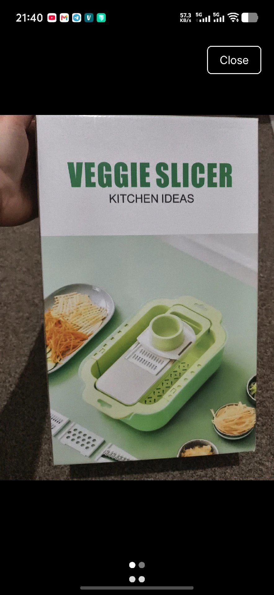 Veggie Slicer Kitchen Tool with Multiple Blades, Unbranded, Small, Good condition — preloved on SilentSale®