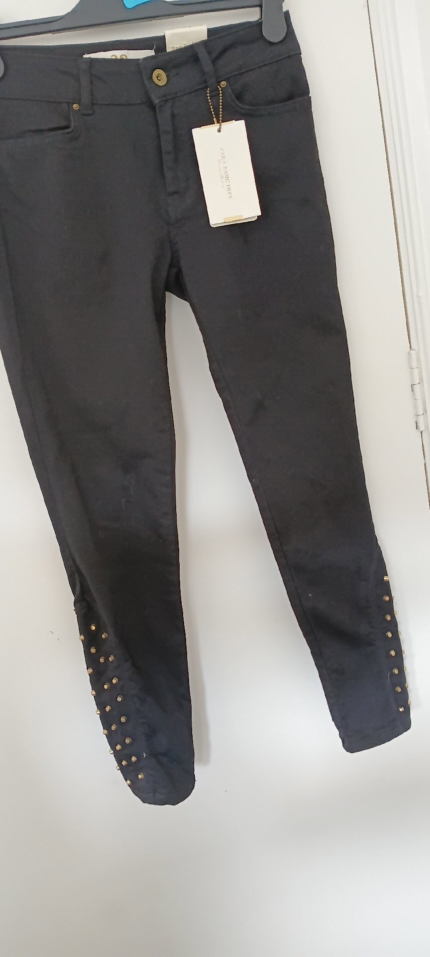 Zara Basic Dept. Black Denim Skinny Jeans – UK 10, Zara, 10, New condition — preloved on SilentSale®