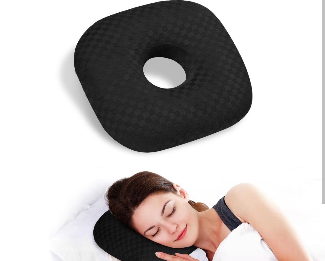 Babyezz Orthopaedic Ear Hole Pillow Light Gray Silk, Babyezz, Small, New condition — preloved on SilentSale®