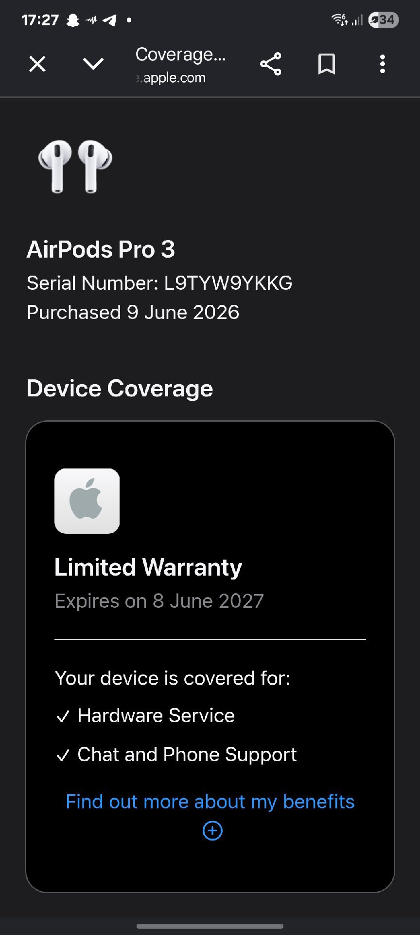 Apple AirPods Pro 3 , Apple, One Size, New condition — preloved on SilentSale®