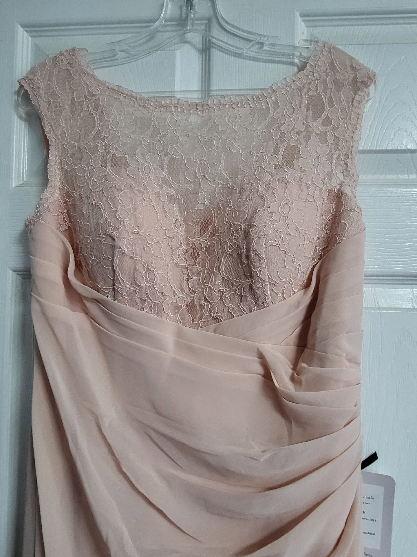 Tiffanys Lizzie Blush Lace Evening Dress – Size 16, Tiffanys, 16, New condition — preloved on SilentSale®