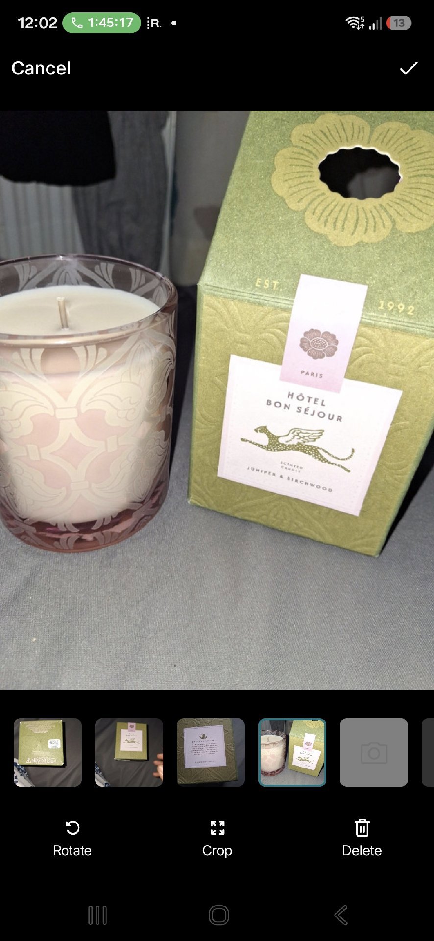 Antica Farmacista Hotel Bon Séjour Scented Candle, Antica Farmacista, One Size, New condition — preloved on SilentSale®