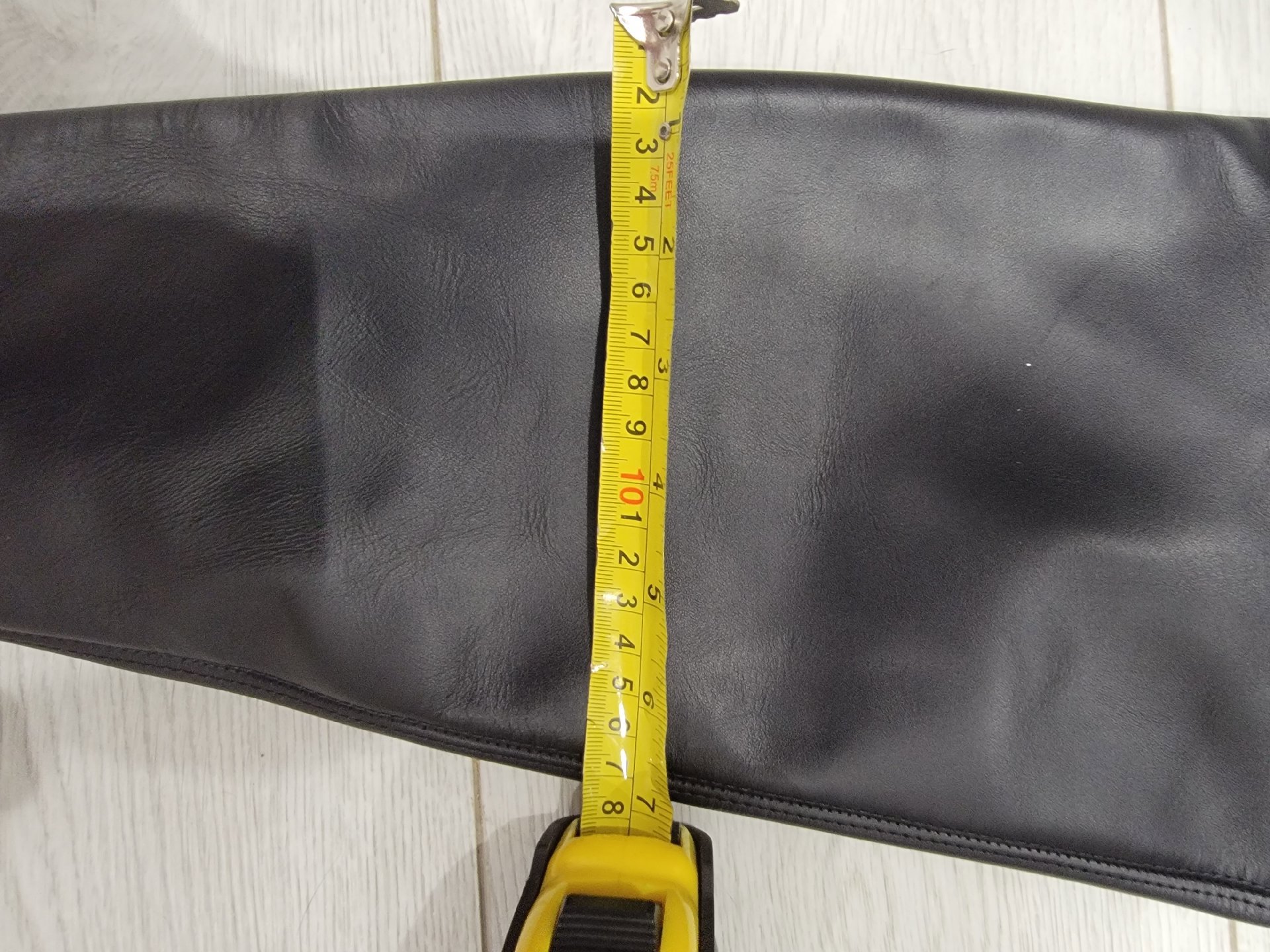 Black Leather Thigh High Boots, Leg San, 5, Good condition — preloved on SilentSale®